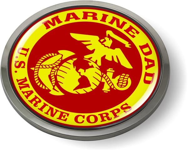 USMC Proud Dad EGA Emblem